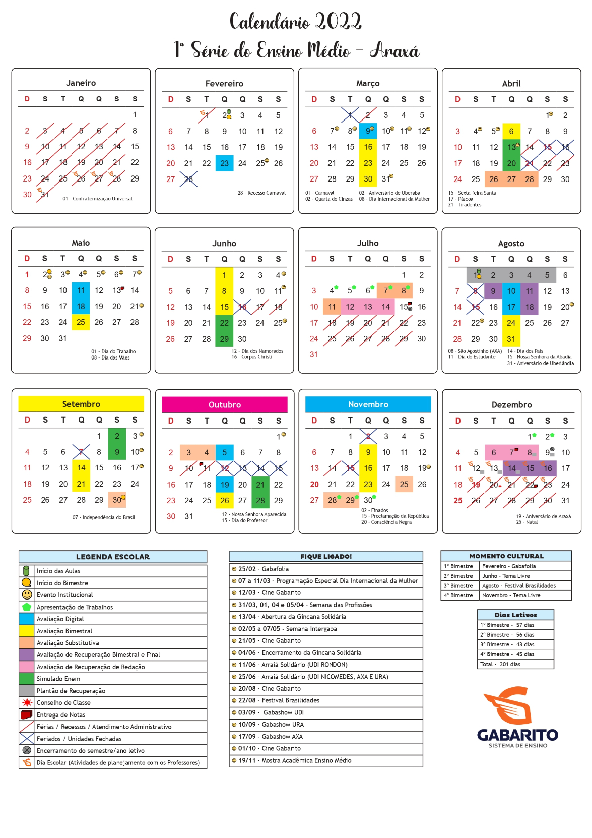 CALENDÁRIO 2022 - 1ª SÉRIE DO ENSINO MÉDIO - ARAXÁ page-0001--- .jpg